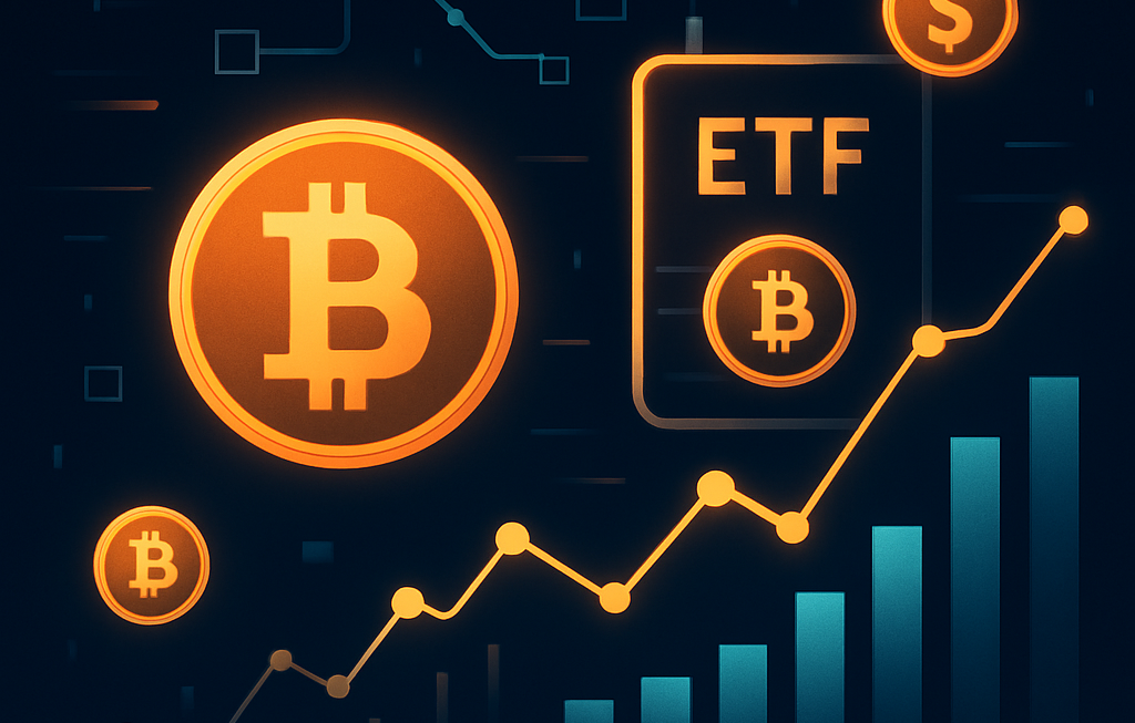 Przepływy ETF Bitcoin – instytucje kupują, rynek nie szaleje
