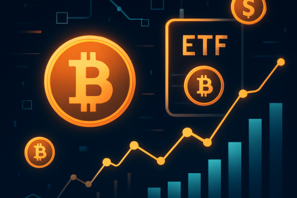 Przepływy ETF Bitcoin – instytucje kupują, rynek nie szaleje